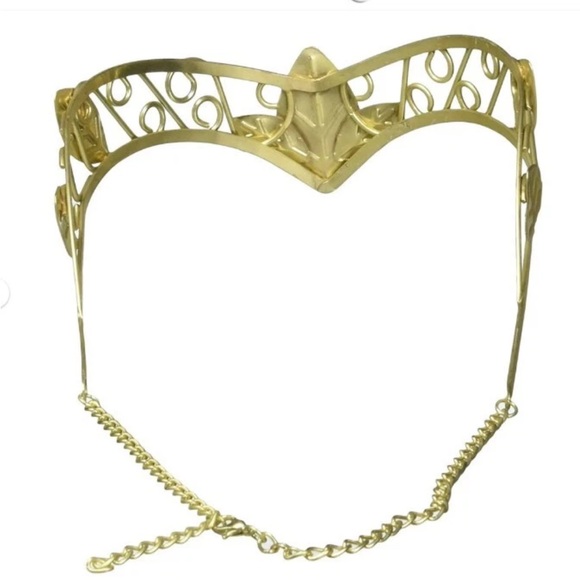 Elegant Gold Leaf Design Women's tiara - Picture 2 of 5